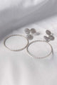 Abstract Silver Earrings