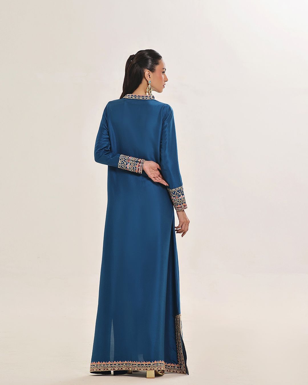 Aleesha- Regalia Kaftan Series | Raw Silk