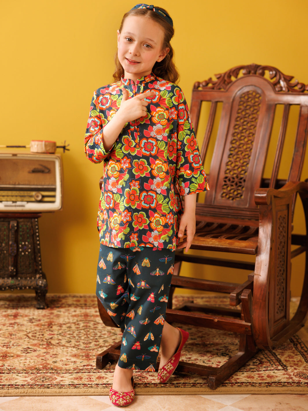 Multi Color Lawn 2 Piece Stitched - ALGR-2PS-LKS-1028