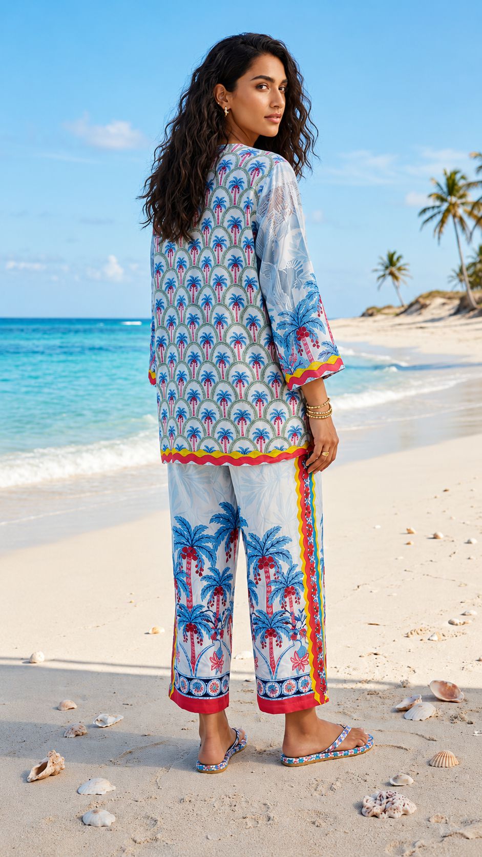 Aloha printed Co-Ord set