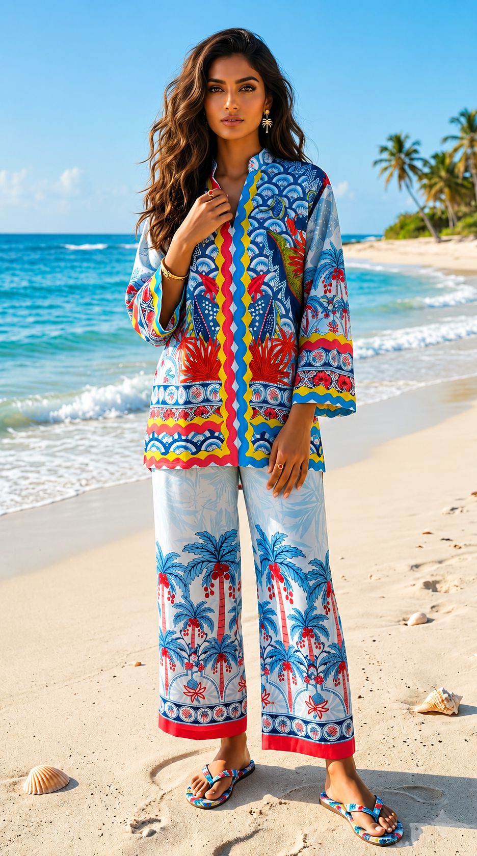 Aloha printed Co-Ord set