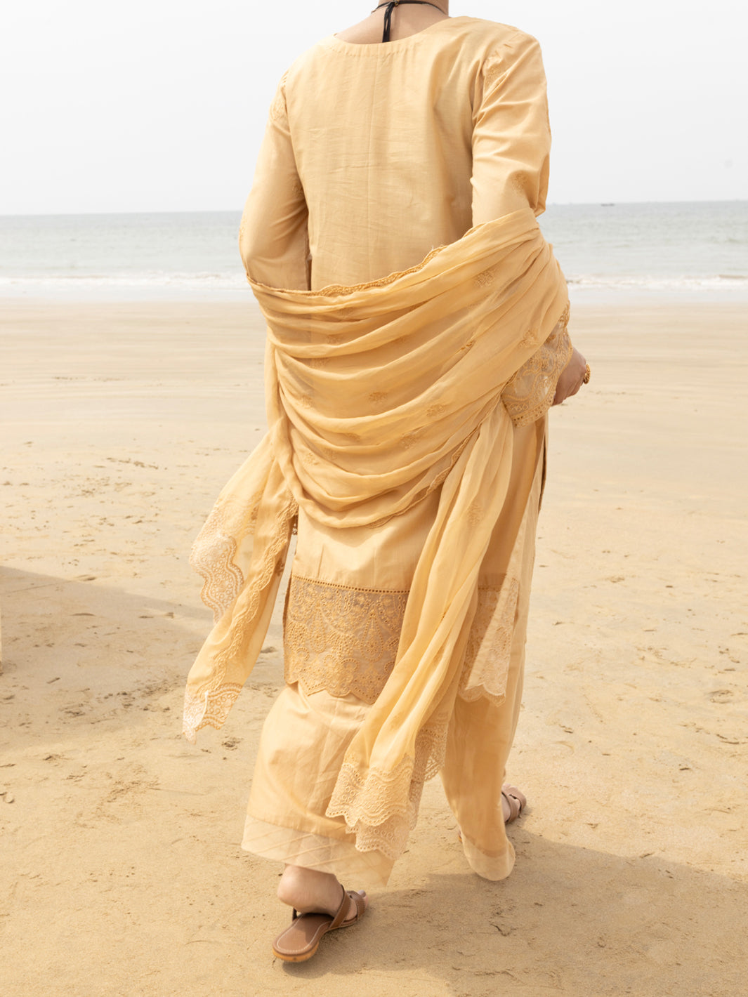 Khaki Lawn 3Pc Stitched - ALP-3PS-2183