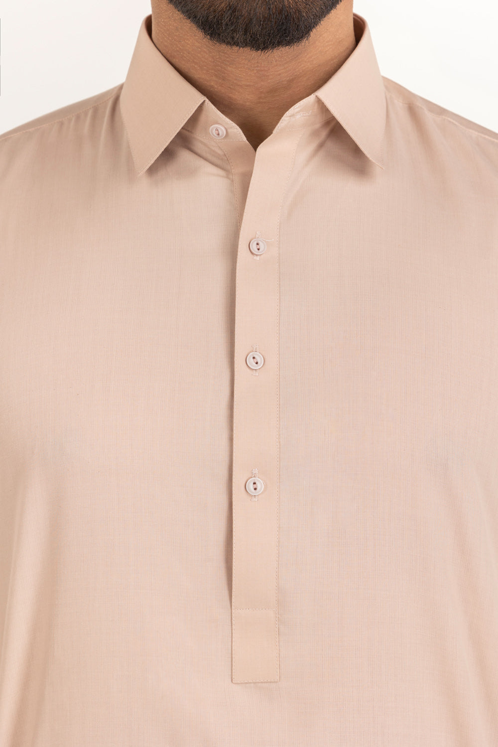 Ambassador Peach Unstitched Fabric Blended