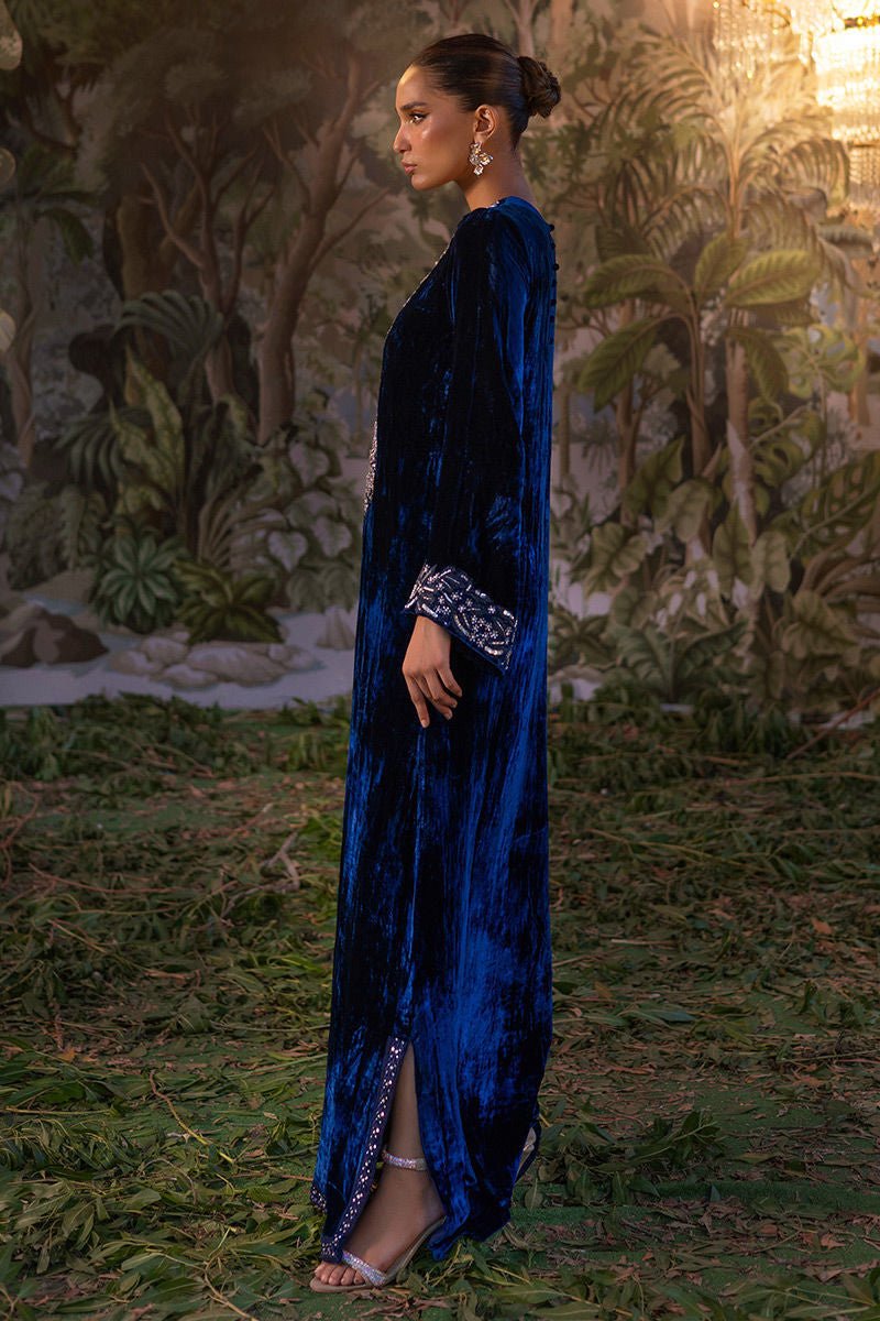 Anaya Velvet Luxe Jalabiya by Alizay Saad