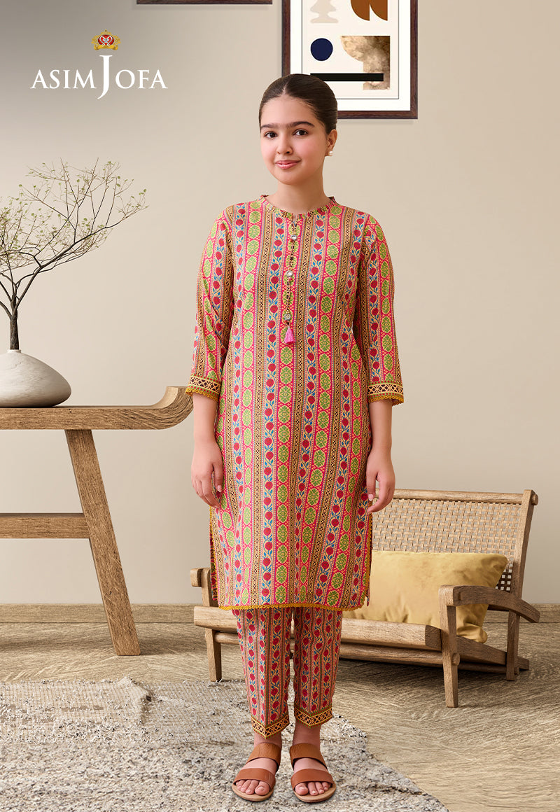 AJSO-385 Unstitched 2 Pcs Shirt Trouser