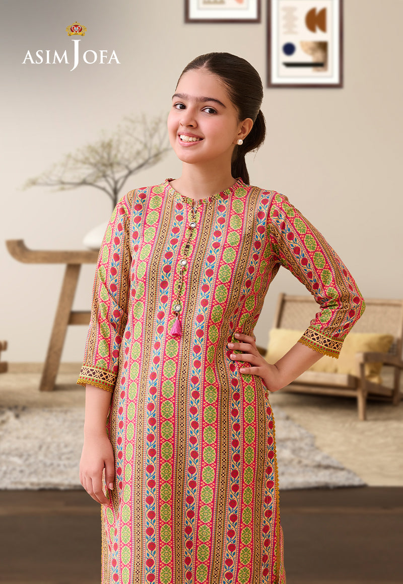 AJSO-385 Unstitched 2 Pcs Shirt Trouser