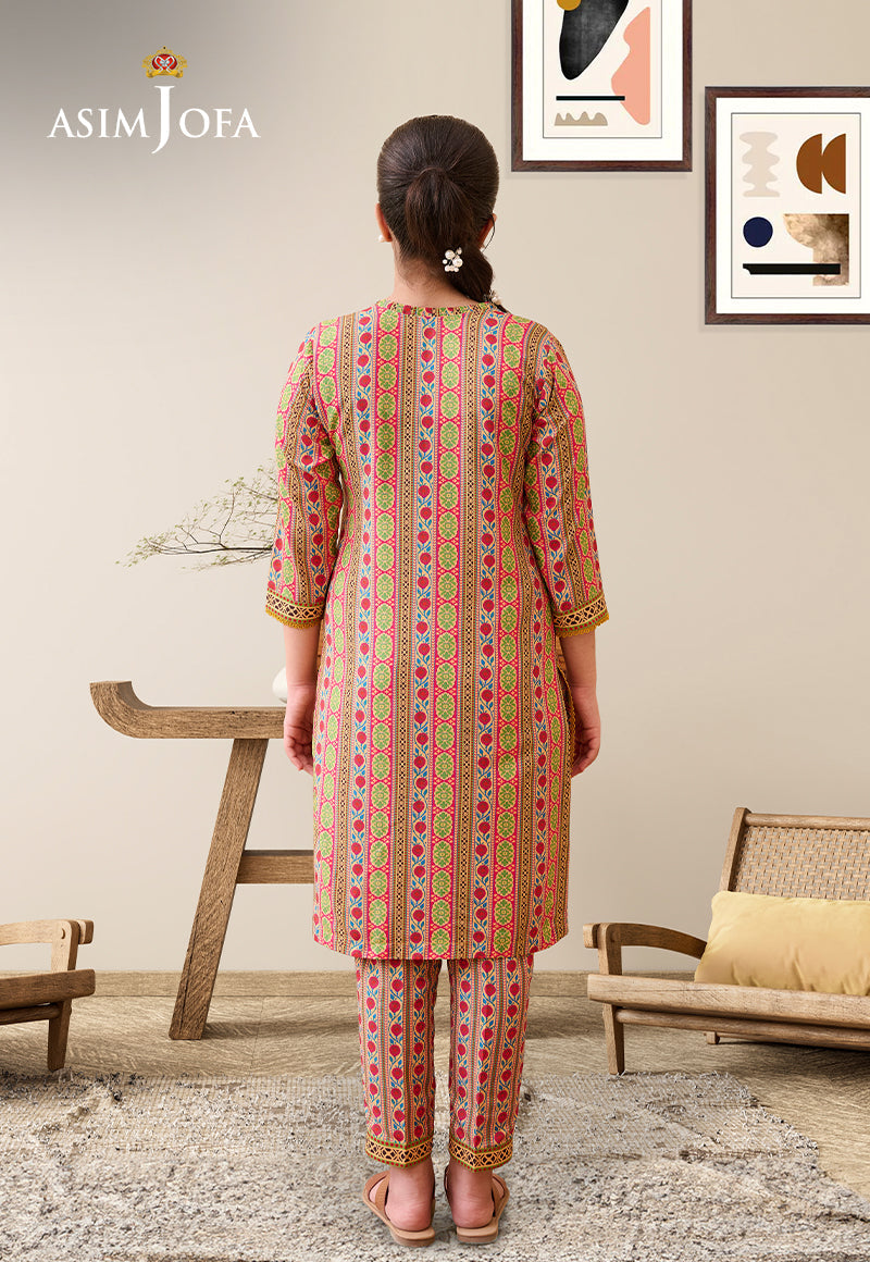 AJSO-385 Unstitched 2 Pcs Shirt Trouser
