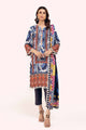 3 Piece Unstitched Printed Karandi Suit