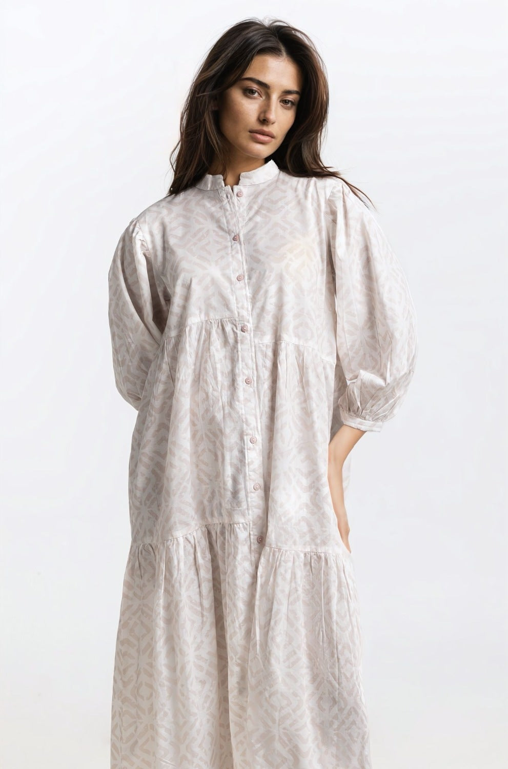 Ban-Collar Dress
