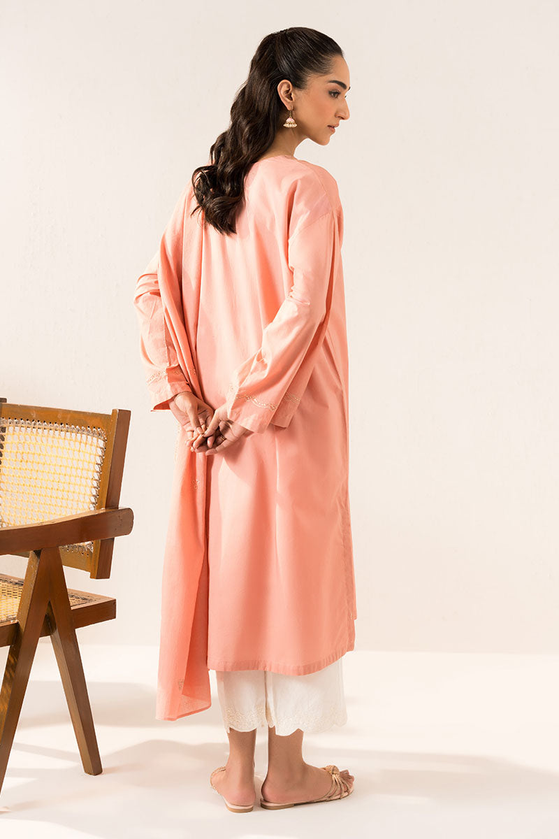 CORAL SAND-2PC (SHIRT & DUPATTA)