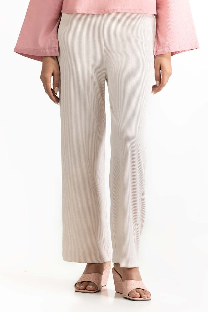 Beige Basic Trouser