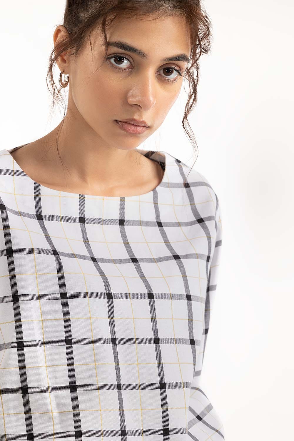 Black And White Casual Shirt