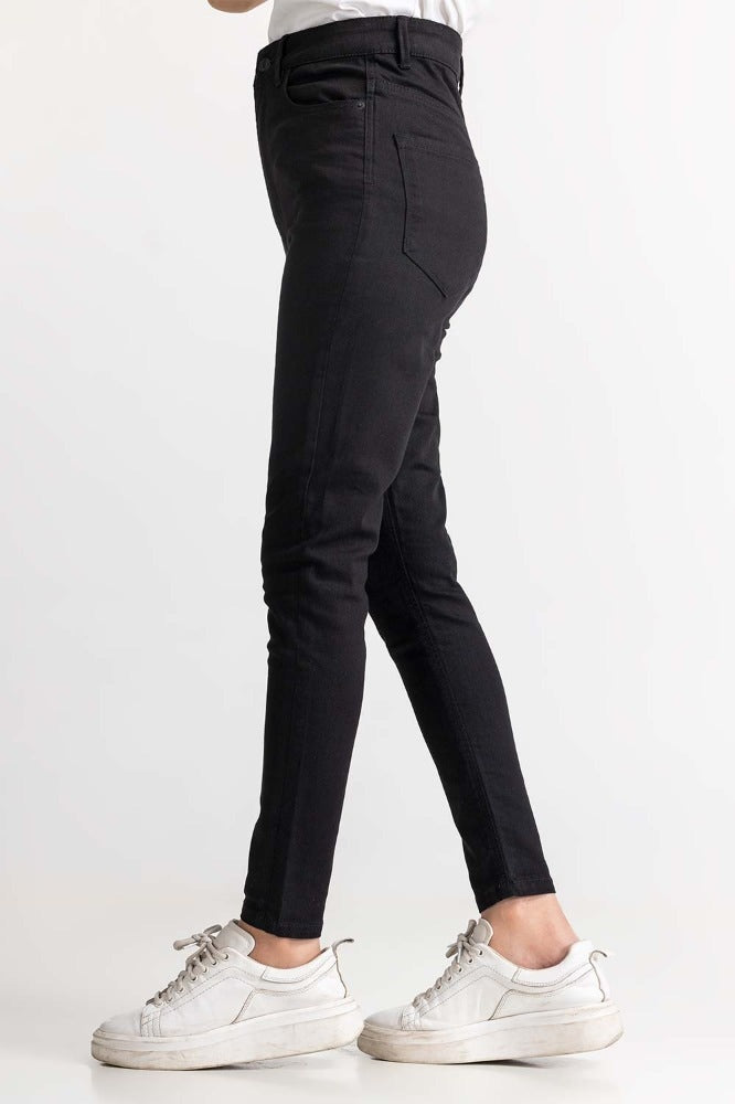 Black Basic Denim Jeans