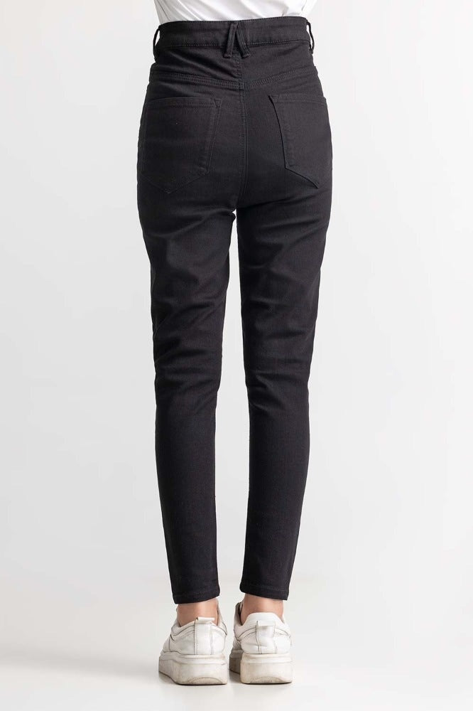 Black Basic Denim Jeans
