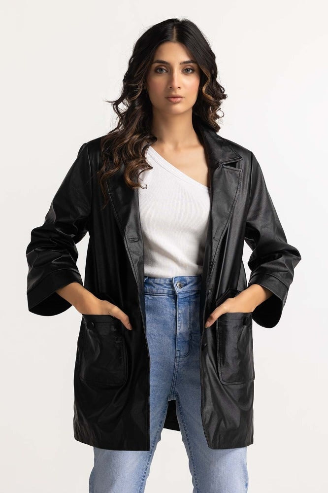 Black Basic Jacket
