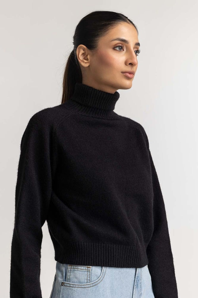 Black Basic Sweater