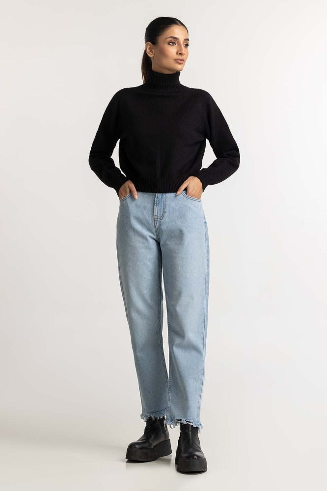 Black Basic Sweater