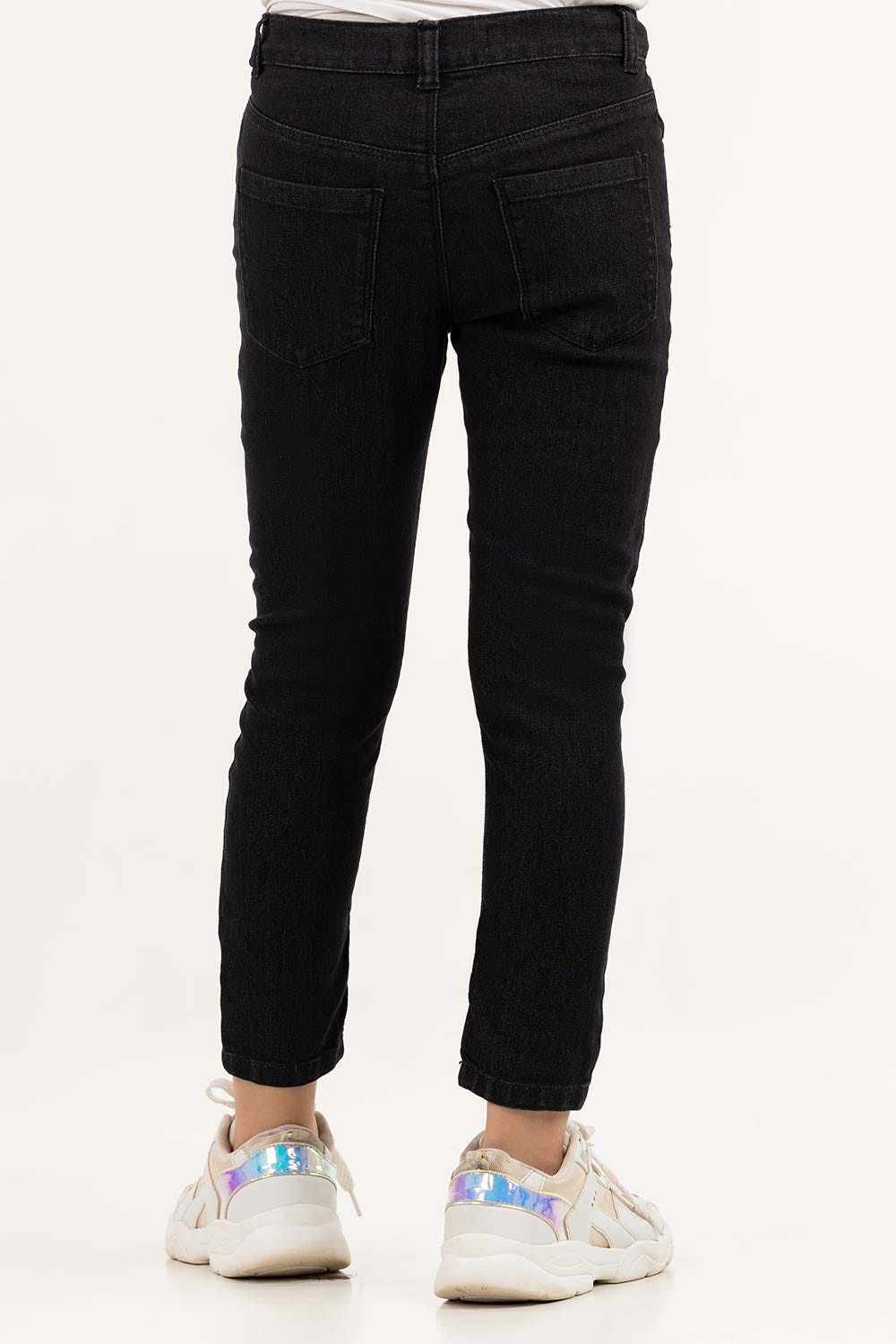 Junior Girl Black Denim Jeans