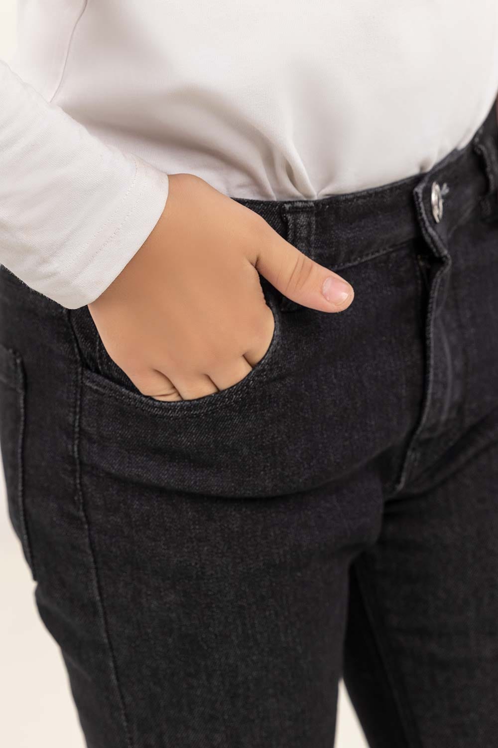 Junior Girl Black Denim Jeans