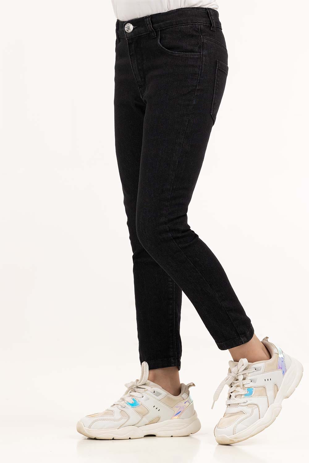 Junior Girl Black Denim Jeans