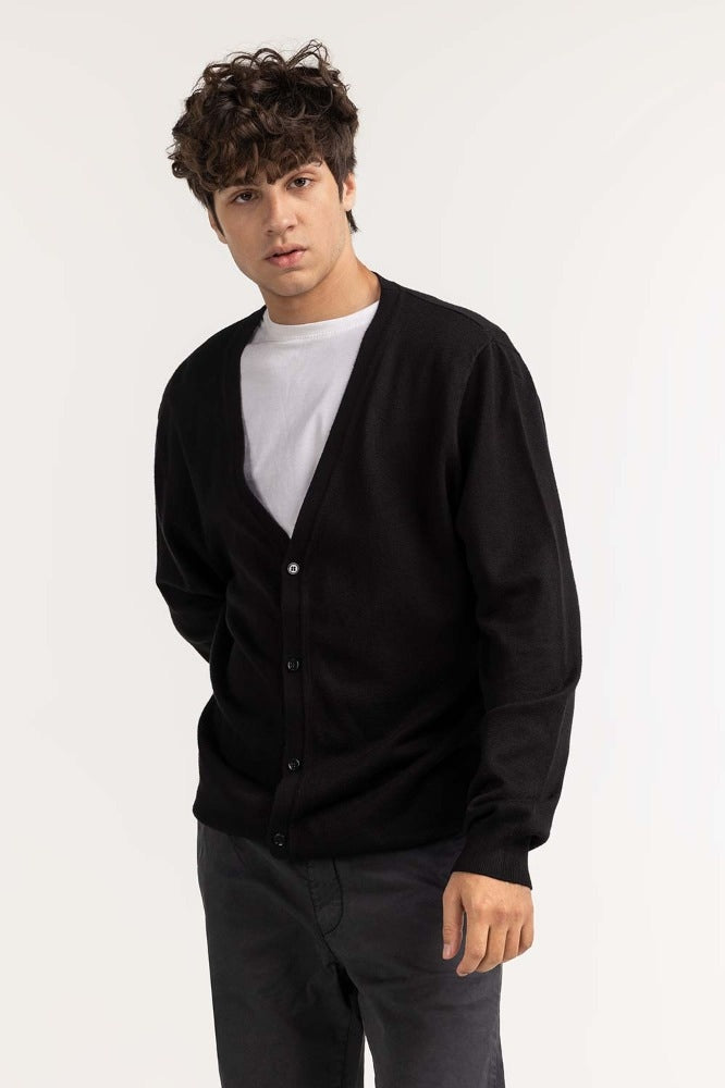 Black Fashion Cardigan