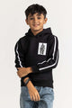 Black Printed Sweatshirt