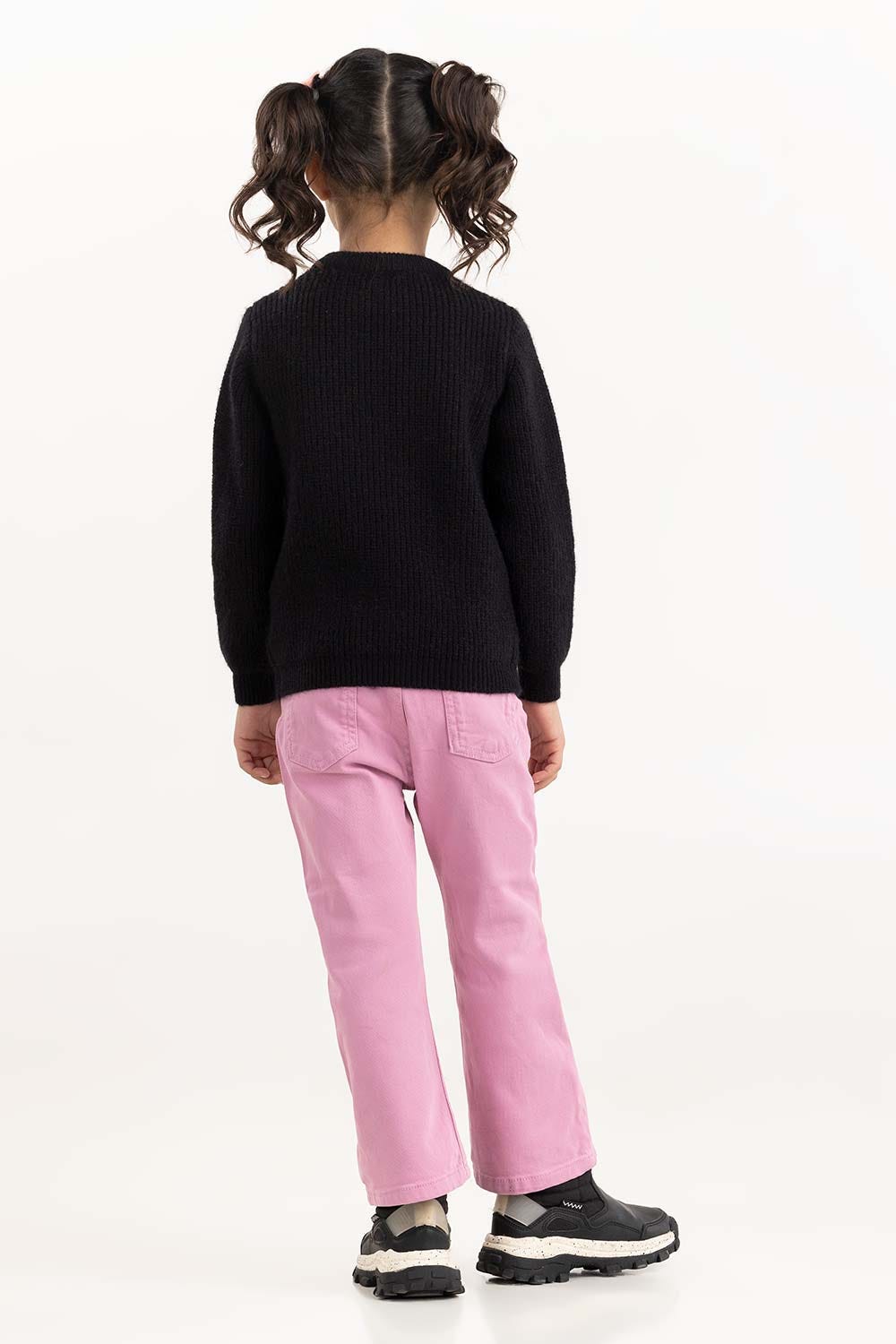 Toddler Girl Black Sweater
