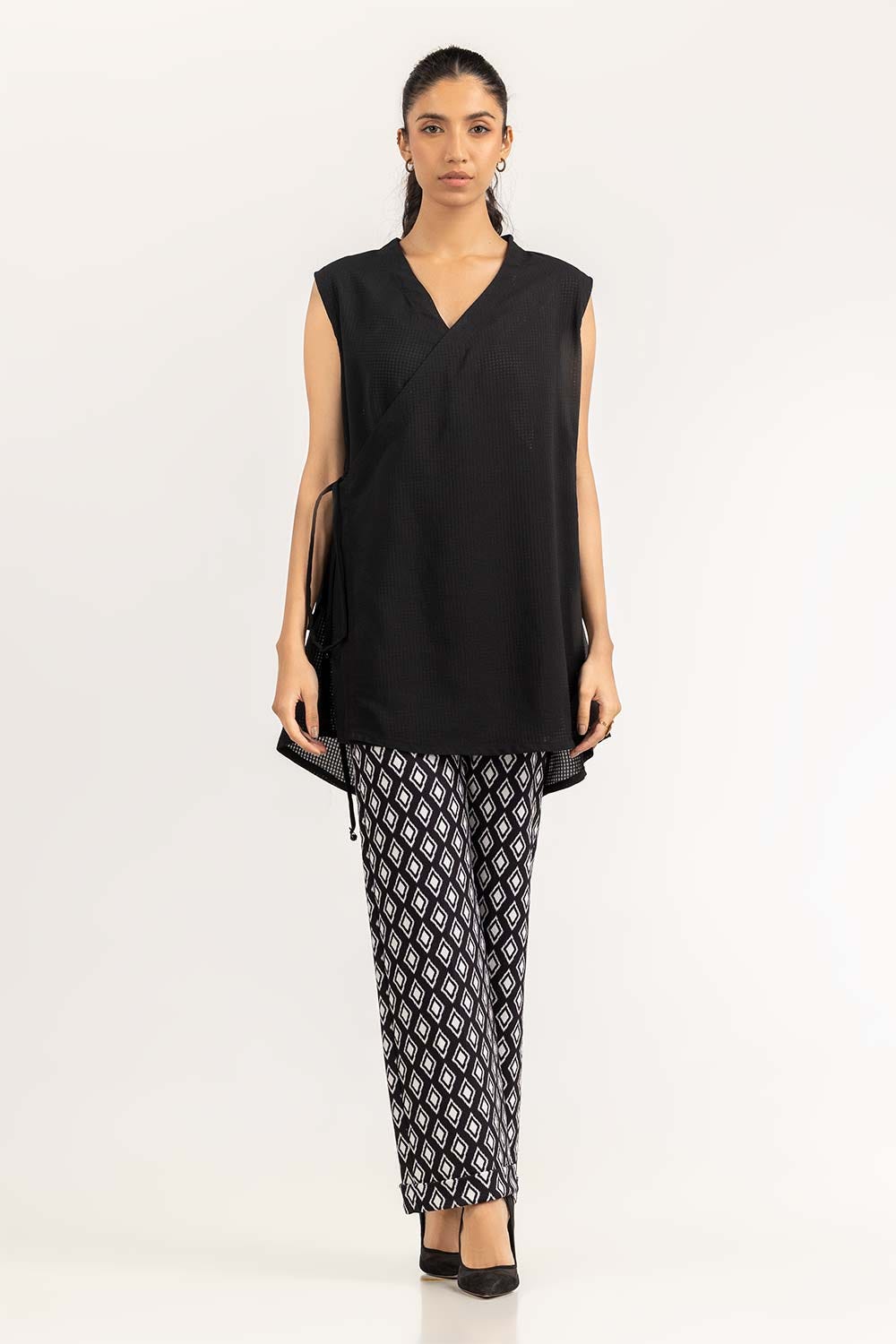 Black Woven Shirt