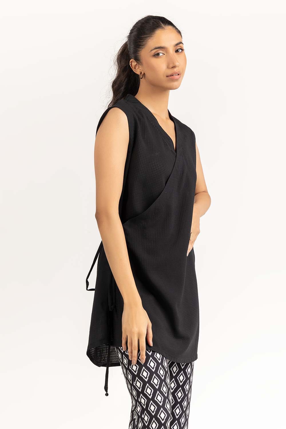 Black Woven Shirt