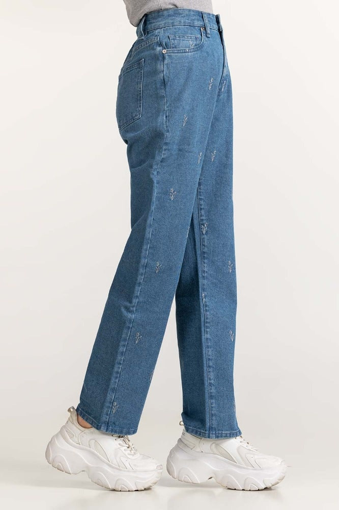 Blue Basic Denim Jeans