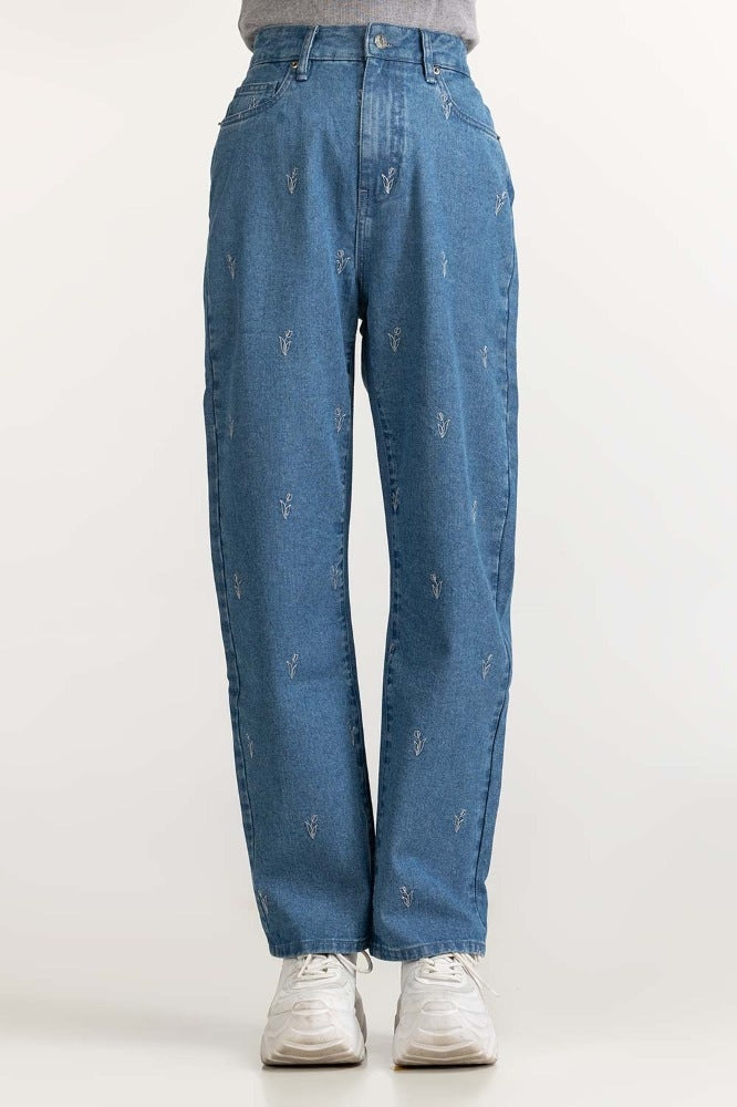 Blue Basic Denim Jeans