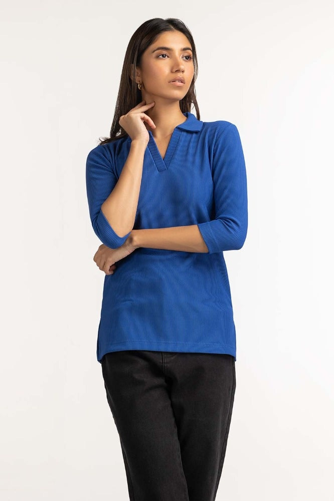Blue Basic Top