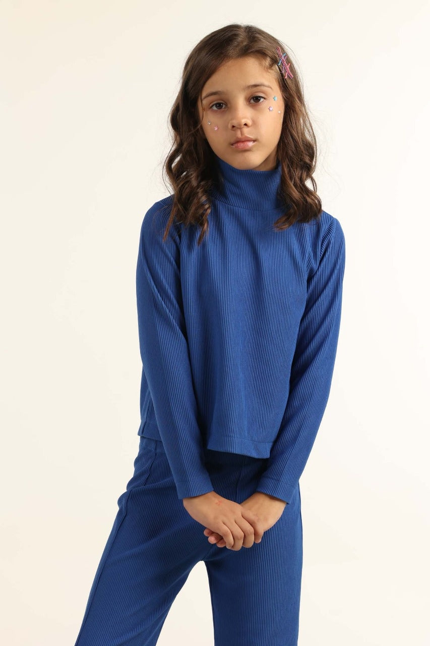 Toddler Girl Blue Blouse