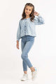 Junior Girl Blue Blouse Jgwd-2210028
