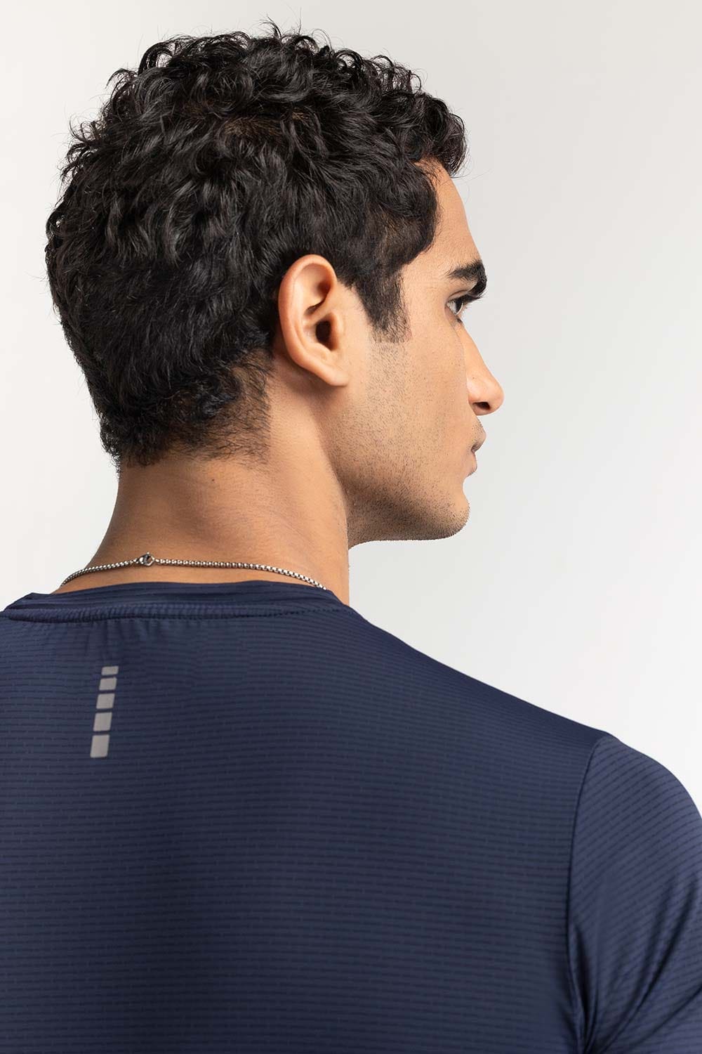 Blue Textured Tee