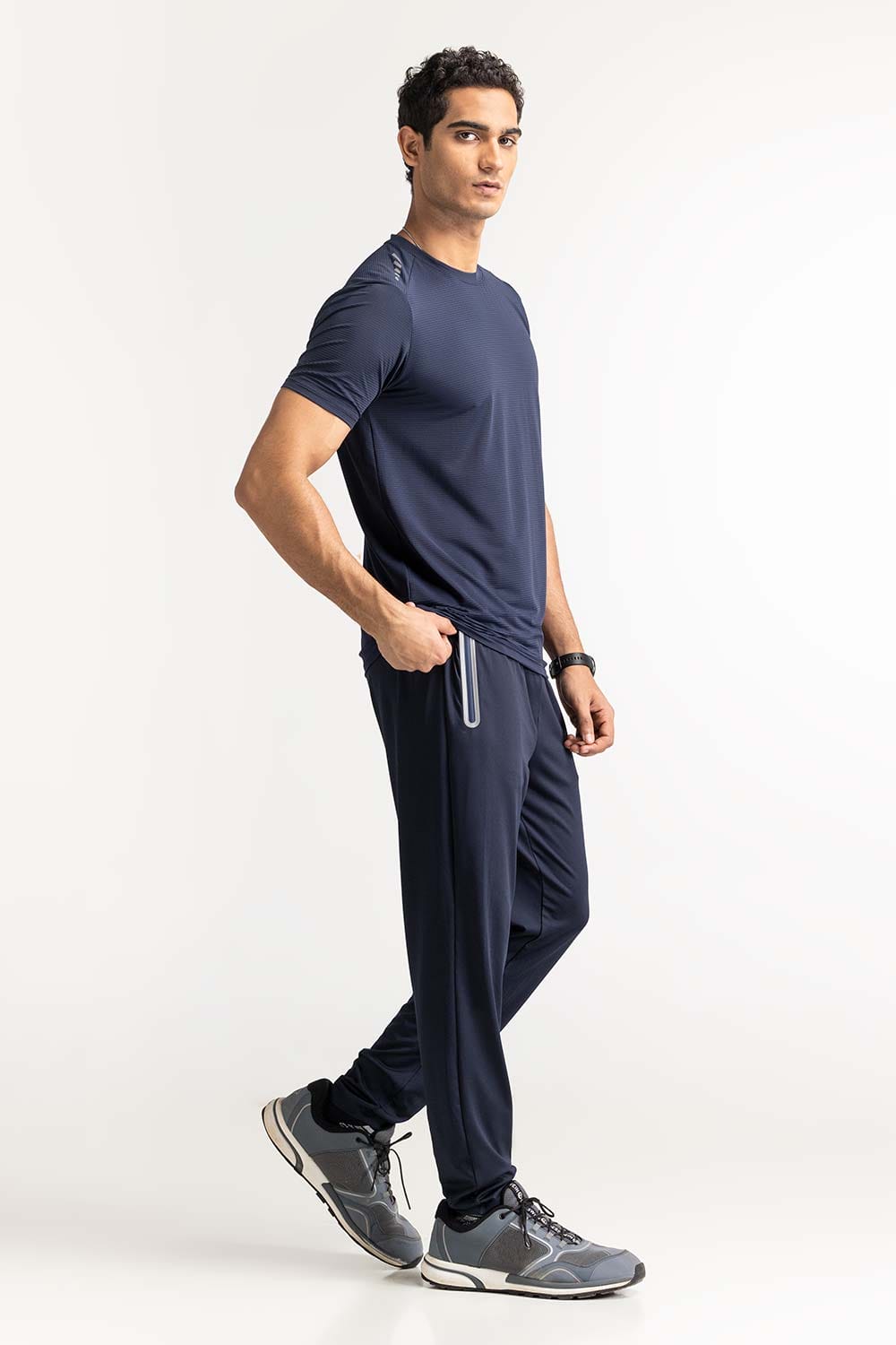 Blue Textured Tee
