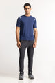 Blue Textured Tee
