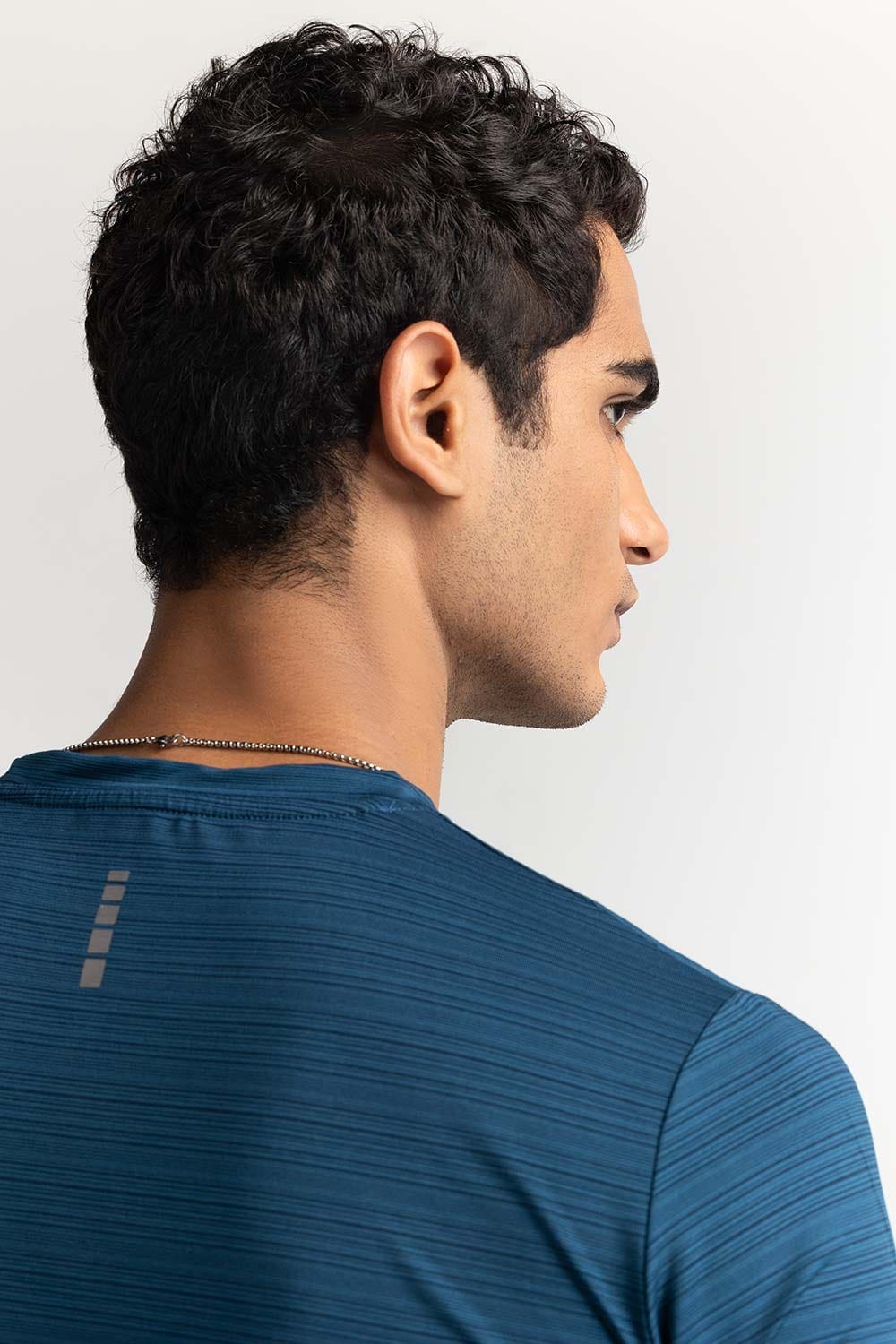Blue Textured Tee