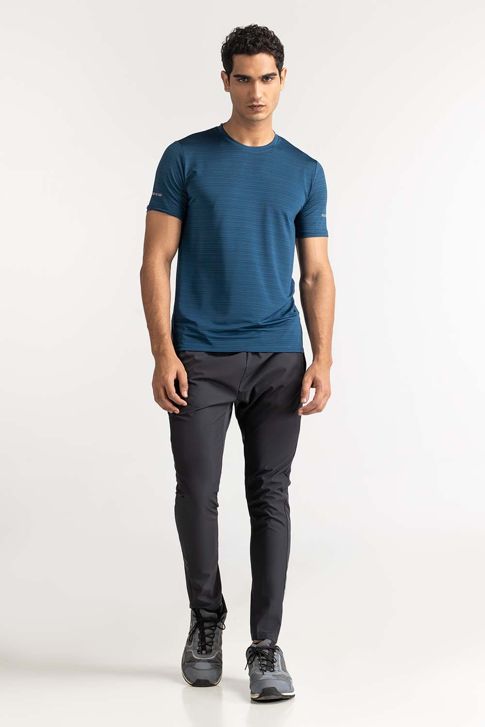 Blue Textured Tee