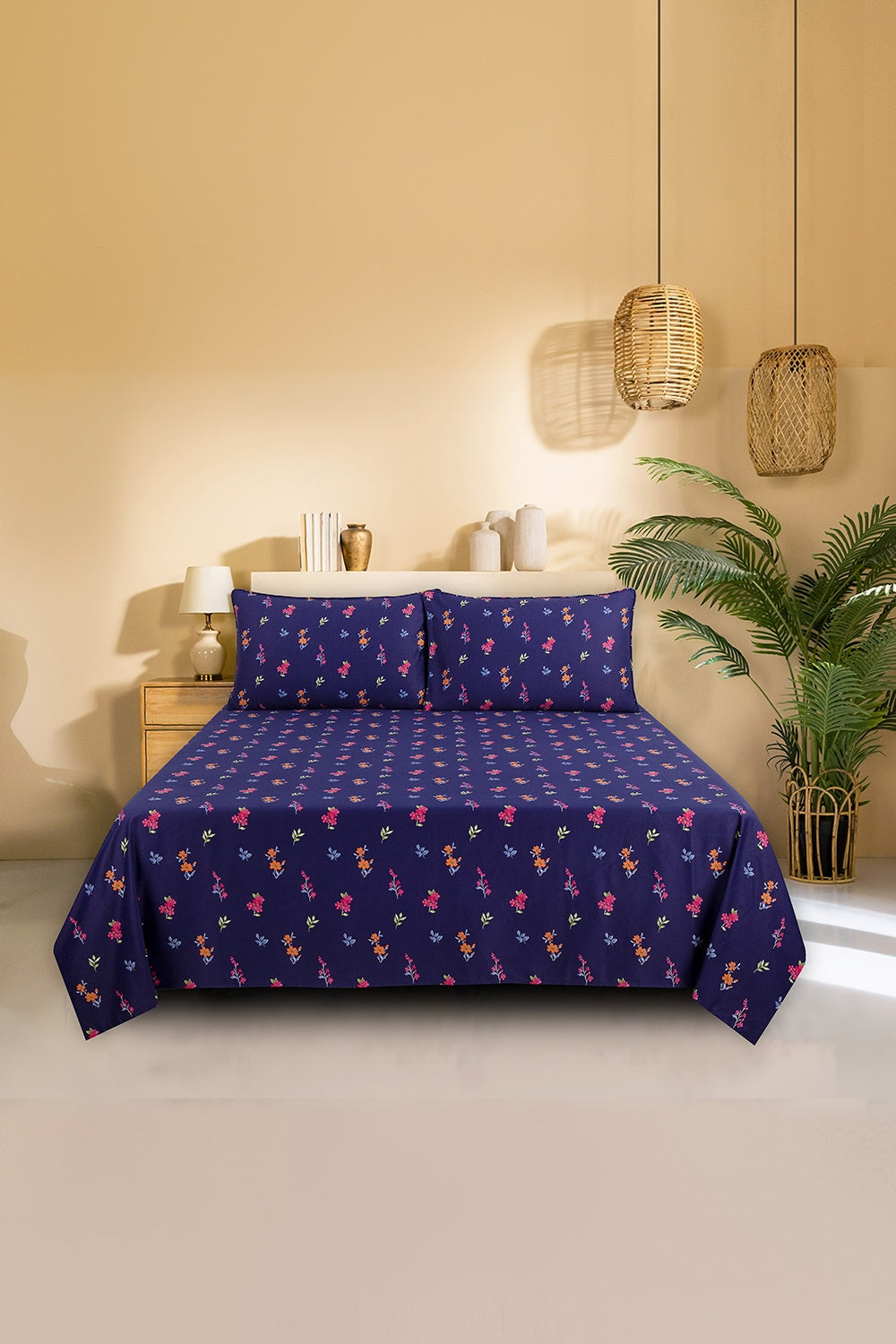 Botanical Charm T-200 Bed Sheet Set