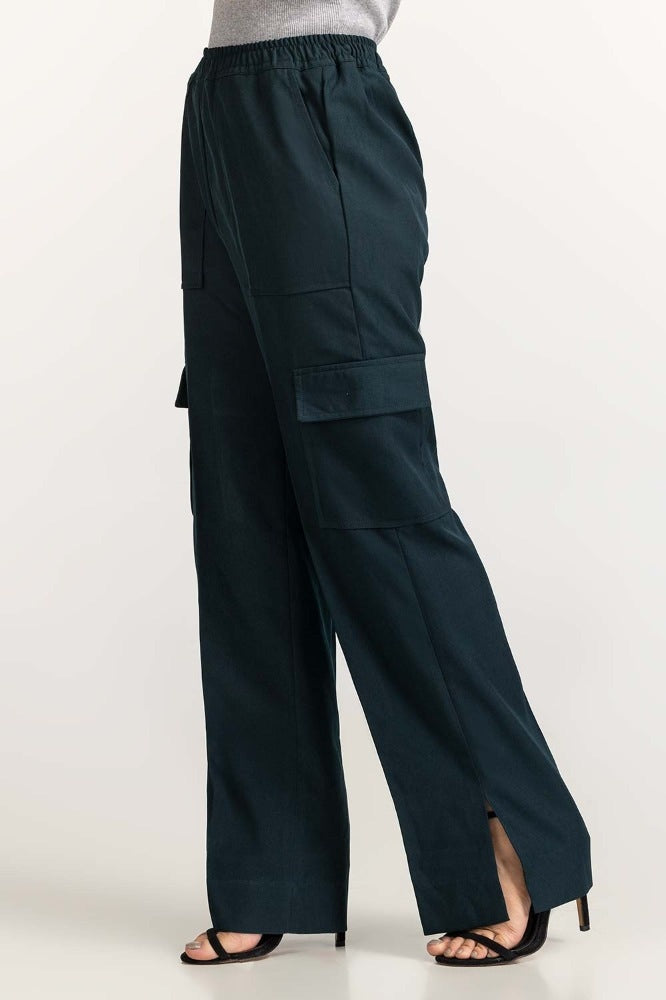 Bottle Green Basic Trouser