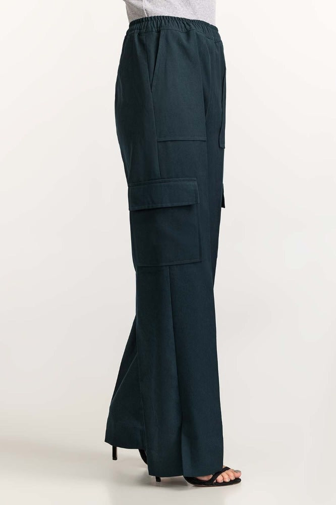 Bottle Green Basic Trouser