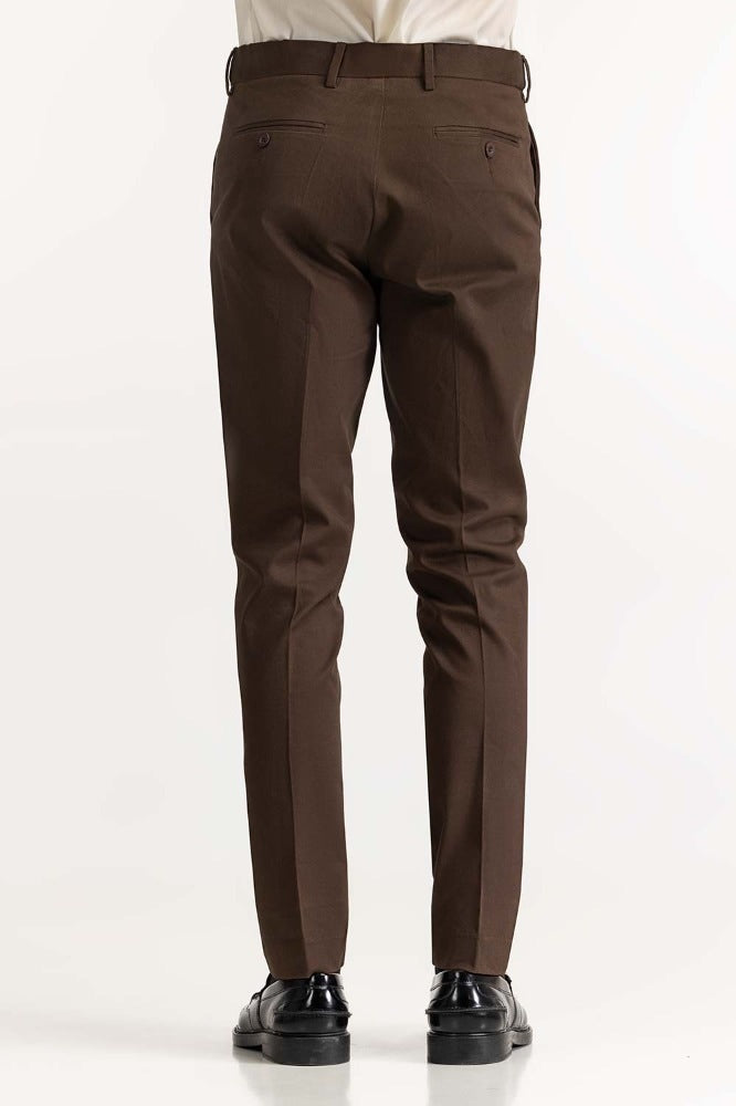 Brown Basic Formal Chino Trouser
