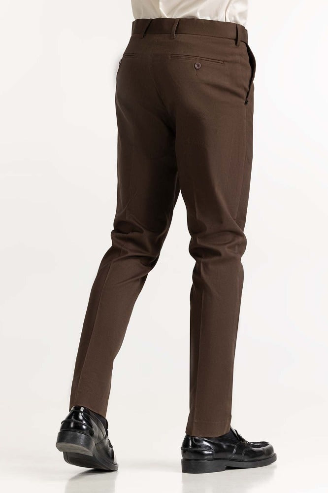 Brown Basic Formal Chino Trouser