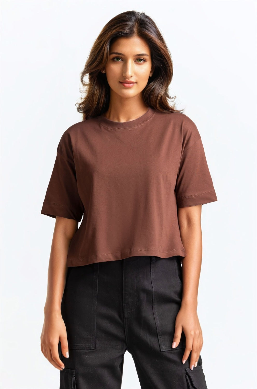 Brown Basic Top