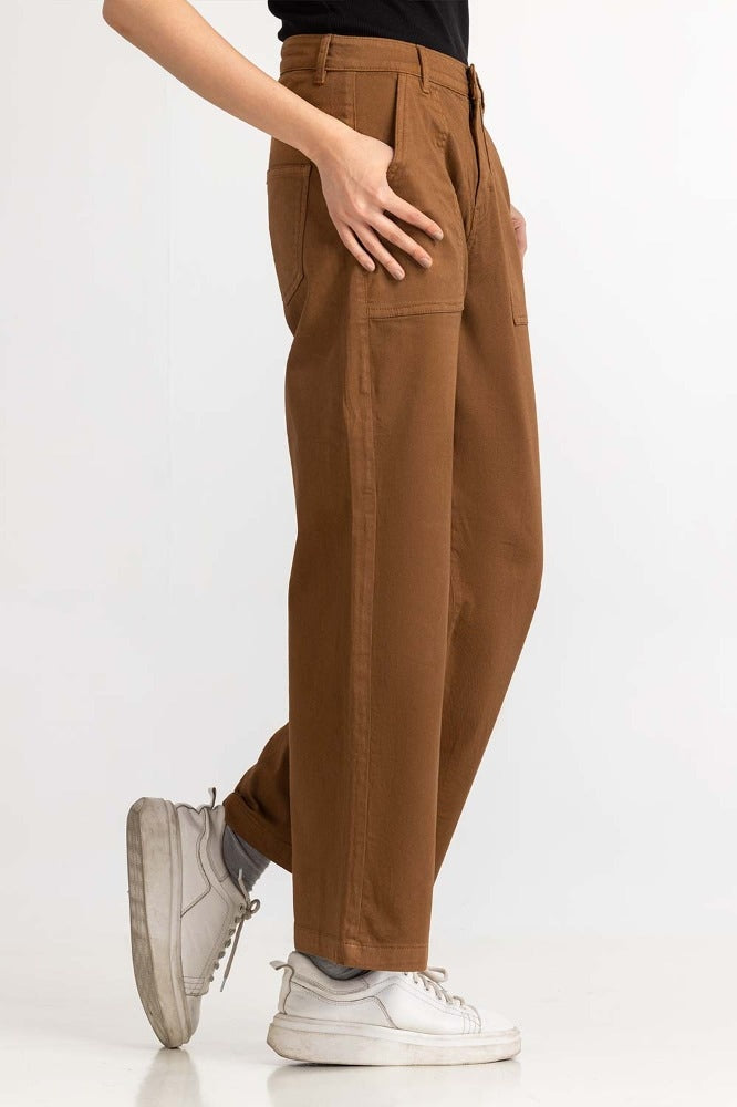 Brown Basic Trouser