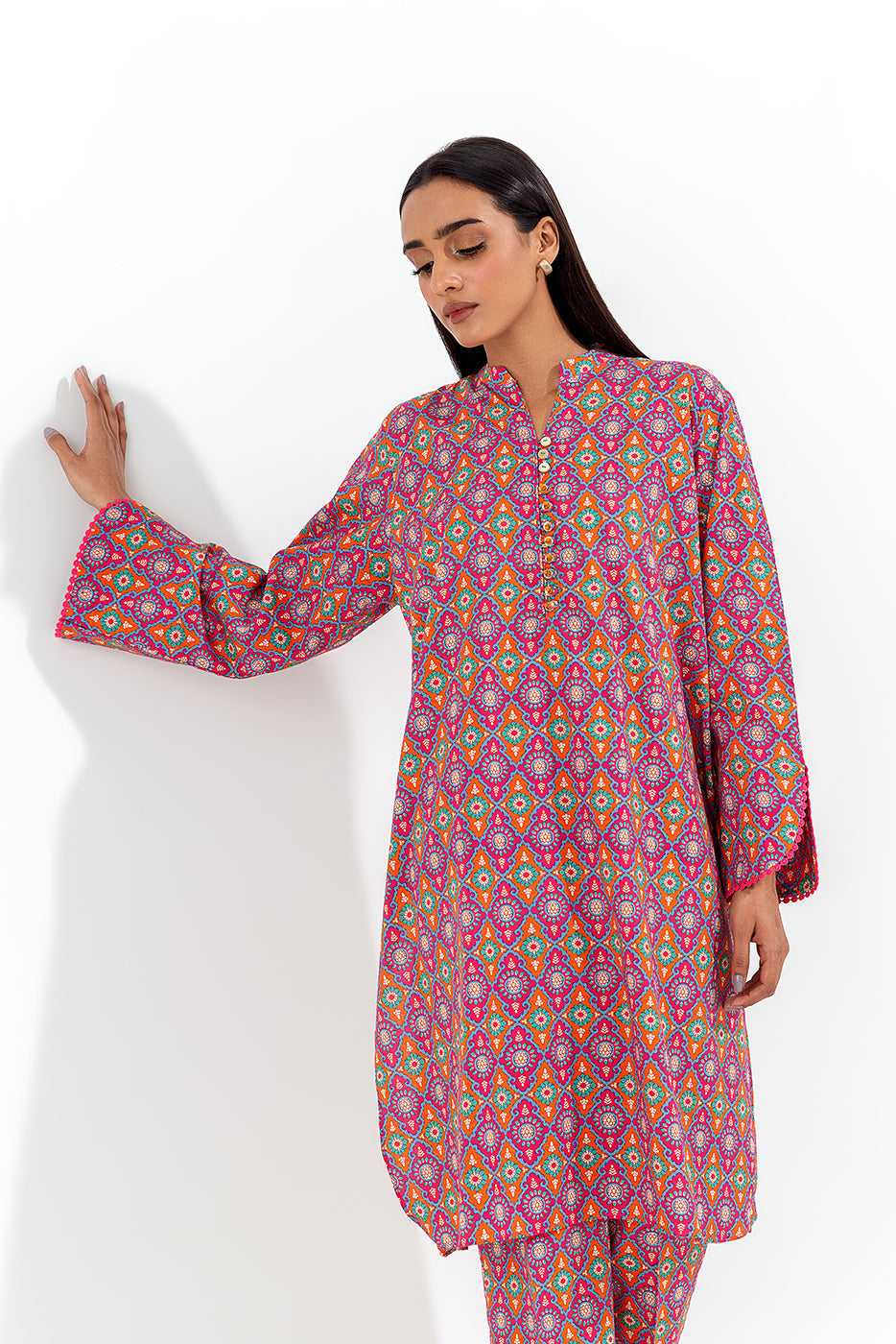 2 PIECE PRINTED LAWN SUIT (PRET)