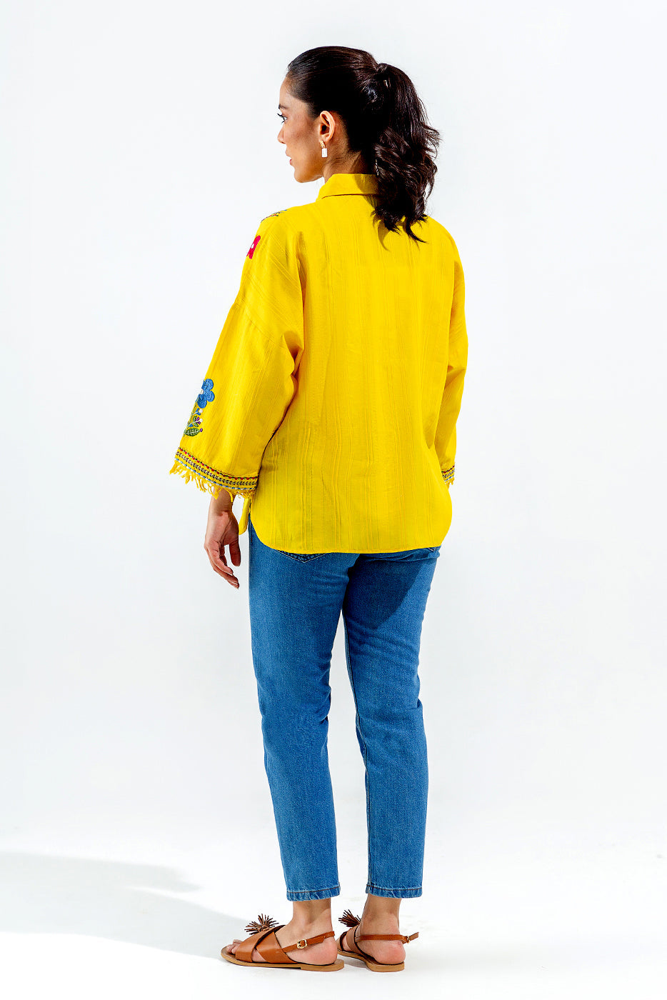 Embroidered Fusion Top (Pret)