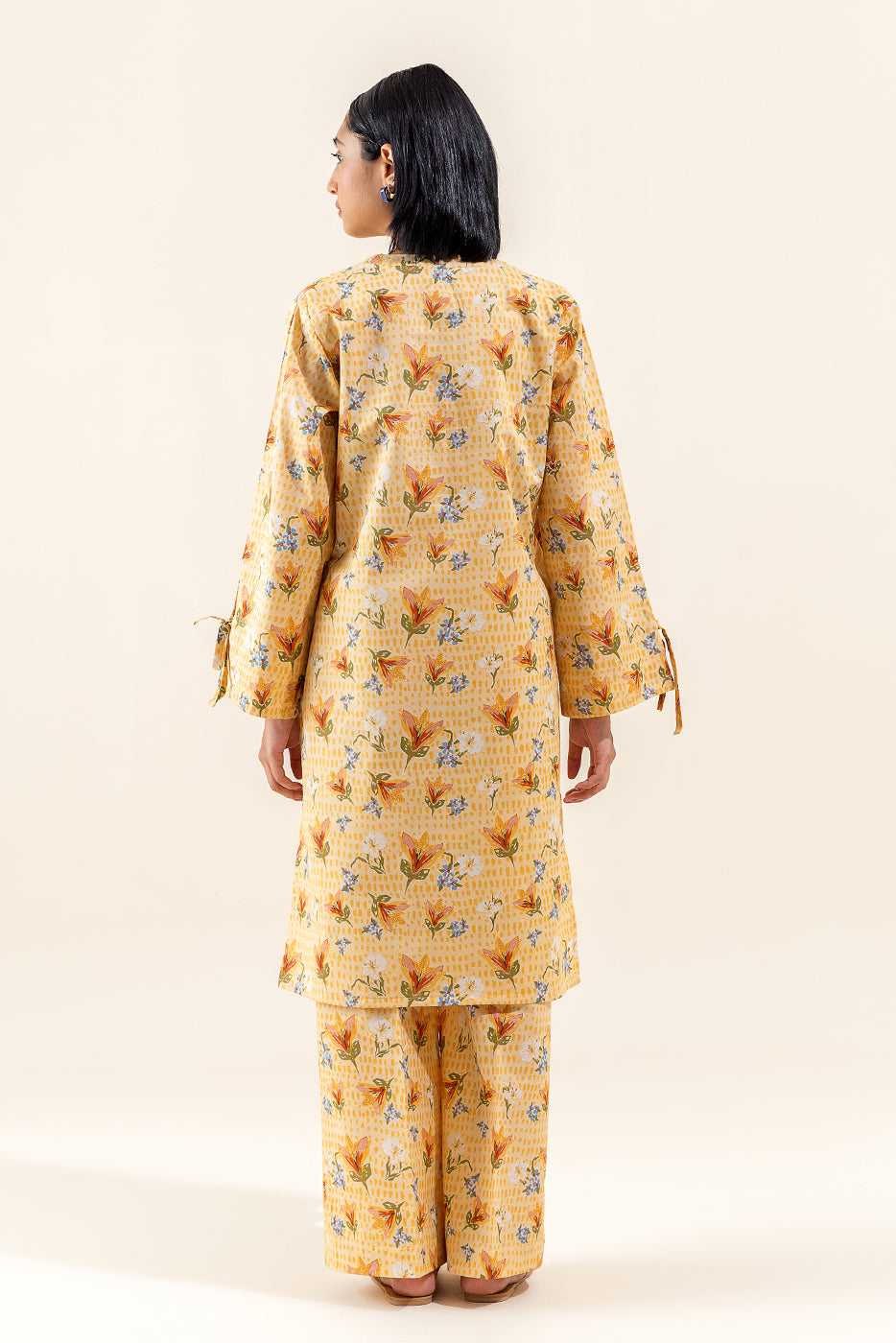 2 Piece Printed Lawn Suit-Beige Glory (Unstitched)