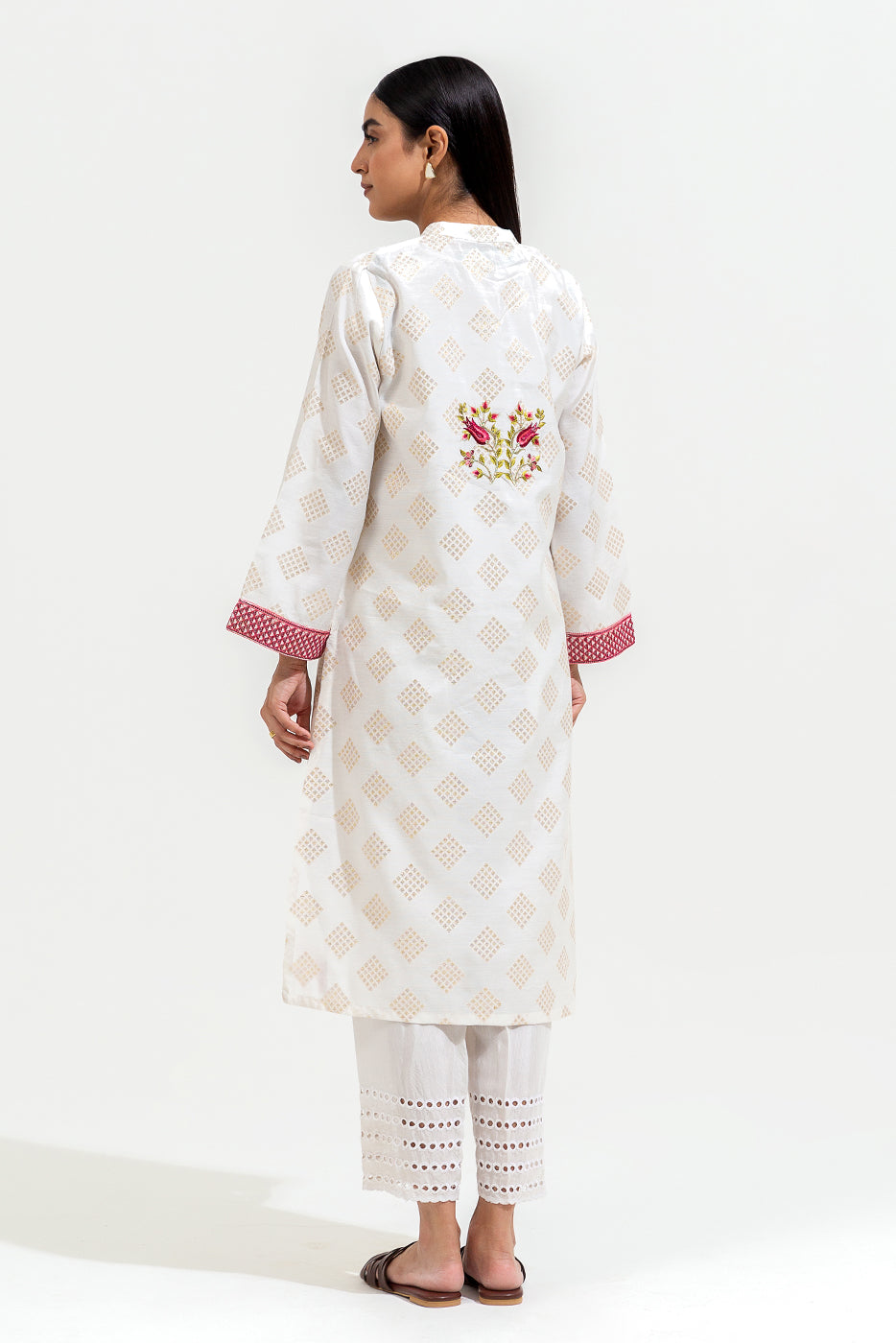 Embroidered Jacquard Shirt (Luxury-Pret)